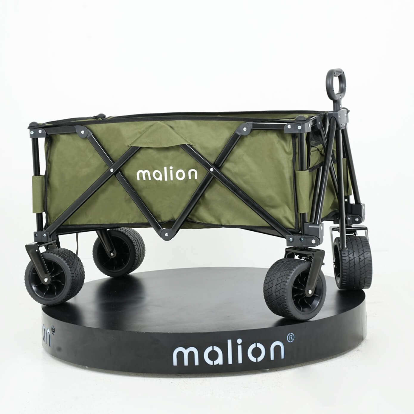 Malion Easy Go Medium - Yeşil - 75kg - 150L - Katlanabilir Kamp Arabası - Plaj Arabası